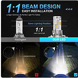 MINI Bi LED лампа H4 з обманкою , ВУЗЬКИЙ ДІОД, ПРАВИЛЬНИЙ ПУЧОК СВІТЛА, (на ближнє-дальнє світлоло ) 1шт, фото 6