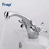 Змішувач для умивальника Frap F1024, хром, фото 4