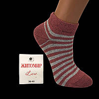 Шкарпетки жіночі стрейчеві низка посадка Жиромир зі смугою 23-25 розмір (36-40 взуття) асорті