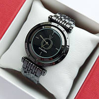Жіночий наручний годинник Pandora (Пандора) чорного кольору, з циферблатом що обертається  - код 2365b