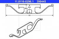 Ремкомплект суппорта BMW:E63 ,E31 ,X1E84 ,X3E83 ,X5E53 ,Z4E85 ,Z8E52 ,E82 ,E46 ,E90 ,E91 ,E93 (11811602961)