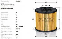 Масляный фильтр Nissan:Primastar ,Interstar /Opel:Movano ,Vivaro /Renault:Espace ,Laguna (ol0225e TECNECO)