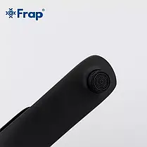Змішувач для умивальника Frap F1052-57 високий, чорний, фото 6