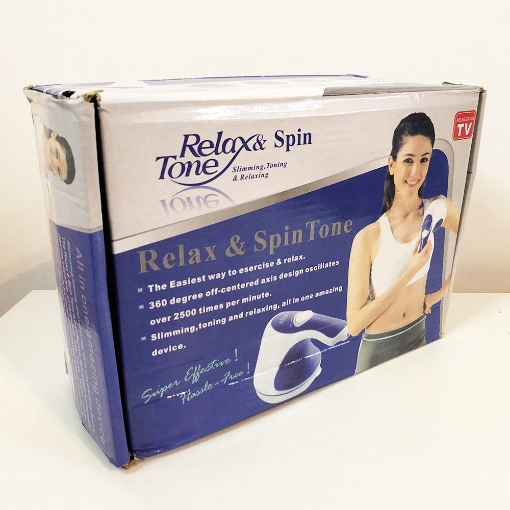 Комплект: масажер для тіла Relax and Spin Tone + пояс для схуднення Neotex NO-365 Hot Shapers