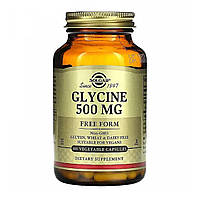 Глицин (Glycine) 500 мг 100 капсул SOL-01370