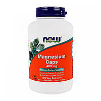 Магний (Magnesium caps) 400 мг 180 капсул NOW-01283