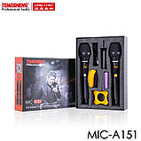 Мікрофони бездротові Temeisheng A151 комплект 2 штуки, фото 4