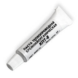 Паста теплопровідна кремнійорганічна КПТ-8 в тубі 17гр