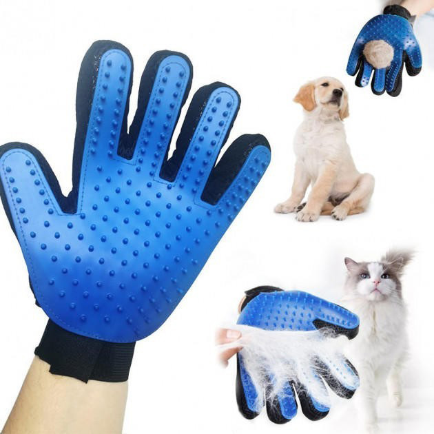 Рукавички для чищення тварин Pet Gloves WY-13, фото 1