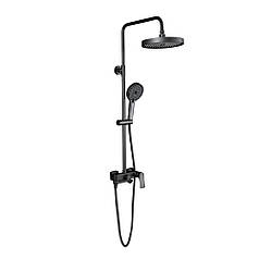 F2475-9 душ. система 3х функц. лат. корпус Ø35 (сірий Gungrey) {4/1}