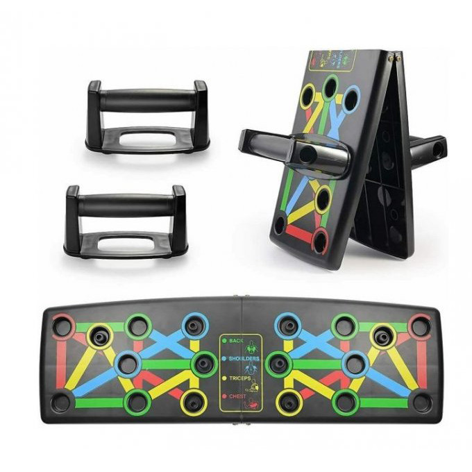 Опори для віджимання пластикові Foldable Push Up, упор для віджимання вуличний Стійки віджимань VX-97, фото 1