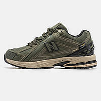 Кроссовки зимние мужские New Balance 1906R Gore-Tex хаки на меху низкие теплые