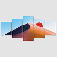 Модульная картина Закат в Сахаре Malevich Store 162x80 см (MK53637)