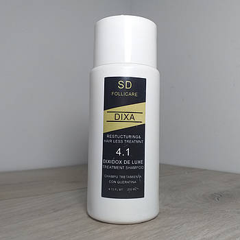 Відновлювальний шампунь з кератином Follicare Dixa 4.1 200 мл (X-271)