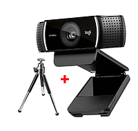 Вебкамера Logitech C922 Pro HD Stream Webcam 1080P прищіпка з автофокусом і вбудованим мікрофоном