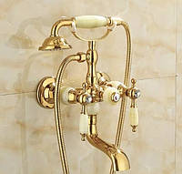 Змішувач для ванни і душа FUTURA NATURE GOLD Золото