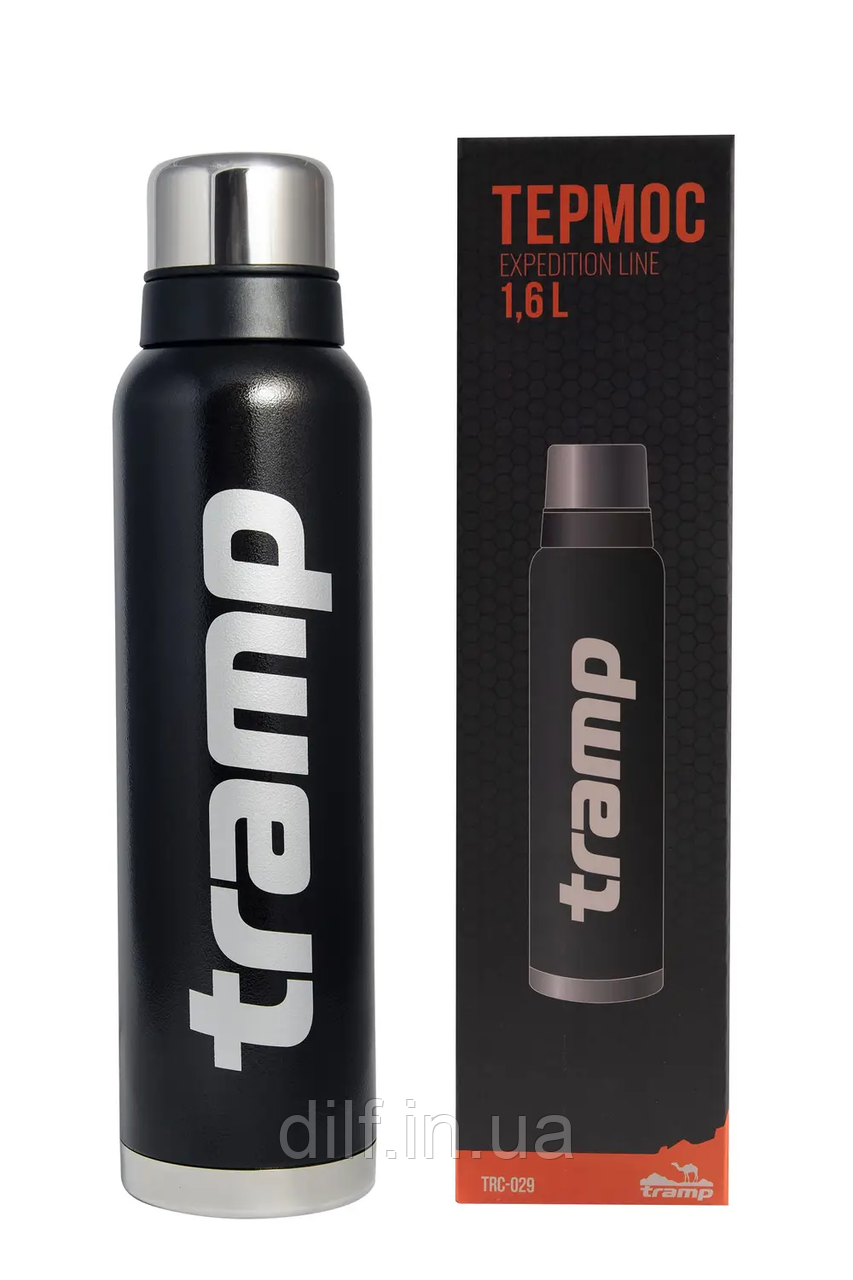 Термос Tramp Expedition Line 1.6 л чорний TRC-029-black, фото 1
