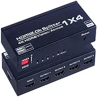 HDMI сплиттер 1 точка 4 HDMI2.0 HDCP2.2 EDID RGB