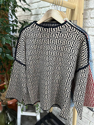 Розкішний жіночий светр, тканина "Кашемір" 48/50, 52/54 Розмір 48/50, фото 2