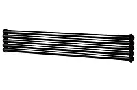 Горизонтальный радиатор дизайнерский Sora 5/1800 Черный матовый 320*1800