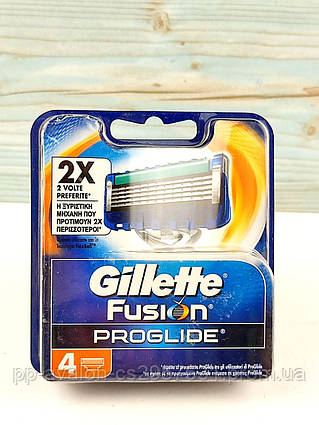 Змінні касети для гоління Gillette Fusion Proglide 4 шт. без паковання