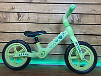 Беговел велобег 12" Corso CS-12716 светло-зеленый
