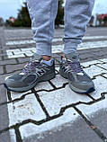 Кросівки зимові чоловічі New Balance 2002R Grey Gore-Tex сірі на хутрі низькі теплі, фото 4