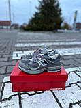 Кросівки зимові чоловічі New Balance 2002R Grey Gore-Tex сірі на хутрі низькі теплі, фото 5