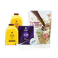 Заменитель питания для очистки организма Forever Living Clean 9 Program, набор Шоколад