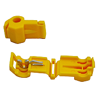Клемма Т-образная обжимная быстрого монтажа, 4.0-6.0мм2, 20A, Yellow