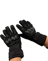 Зимние тактические рукавицы, военные перчатки, армейские рукавицы на меху Турция черные