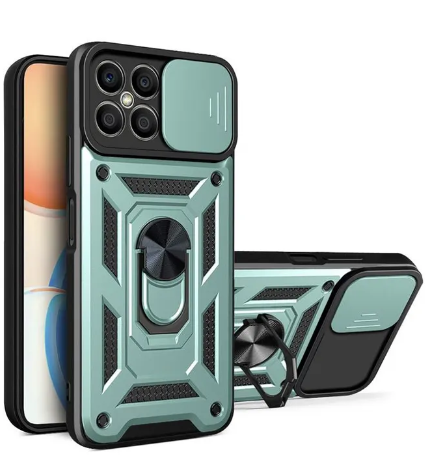 PC + TPU чохол Camshield armor для Honor X8 / зелений
