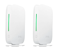 Wi-Fi-маршрутизатор 2шт Zyxel Multy M1 Mesh WiFi6 (1800Mb/s a/b/g/n/ac/ax) 2xAP (WSM20-EU0201F)