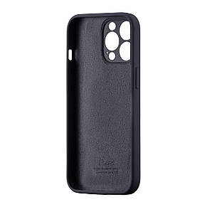 Чохол Silicone Case Square Protected Camera iPhone 13 Pro Max Dark Gray (12), фото 4