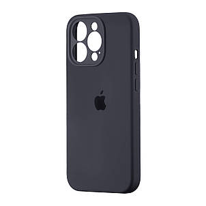 Чохол Silicone Case Square Protected Camera iPhone 14 Pro Dark Gray (12), фото 1