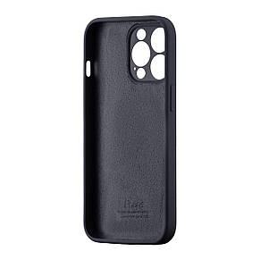 Чохол Silicone Case Square Protected Camera iPhone 14 Pro Dark Gray (12), фото 4