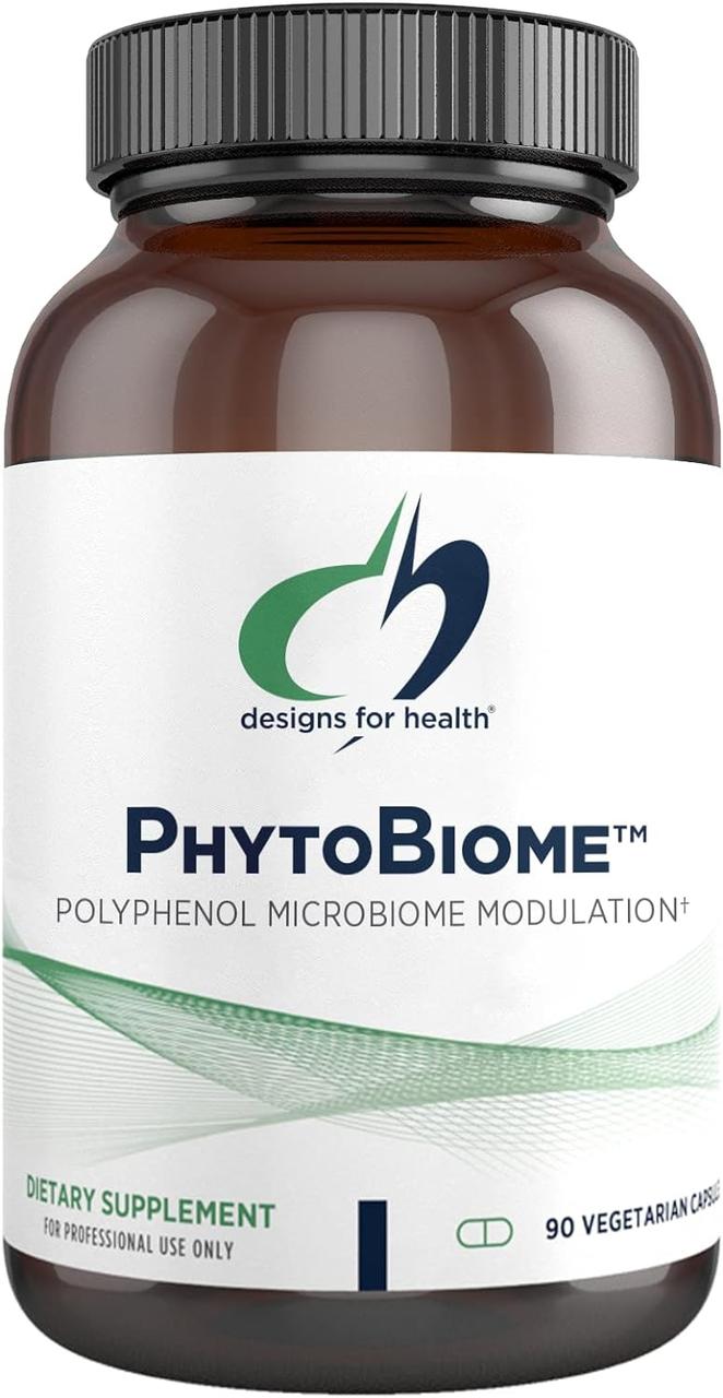 Designs for Health PhytoBiome / Поліфеноли для підтримки кишкового мікробіома 90 капсул