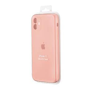 Чохол Silicone Case Square Protected Camera iPhone 11 Grapefruit (37), фото 3