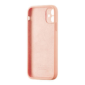 Чохол Silicone Case Square Protected Camera iPhone 11 Grapefruit (37), фото 4
