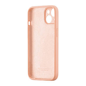Чохол Silicone Case Square Protected Camera iPhone 13 Grapefruit (37), фото 4