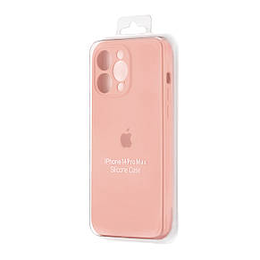 Чохол Silicone Case Square Protected Camera iPhone 14 Pro Max Grapefruit (37), фото 3