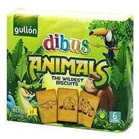 Печиво Dibus Animals Gullon, 600 гр