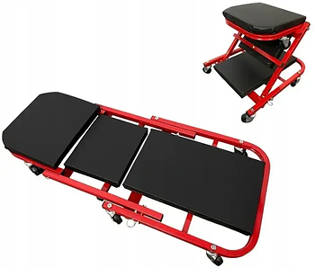 Підкатний лежак 2 в 1 для ремонту авто AL-FA AL08802