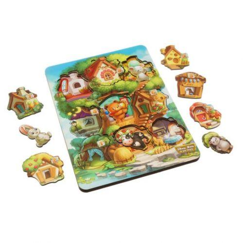 Вкладиш "Де чий будиночок на дереві?", фото 1