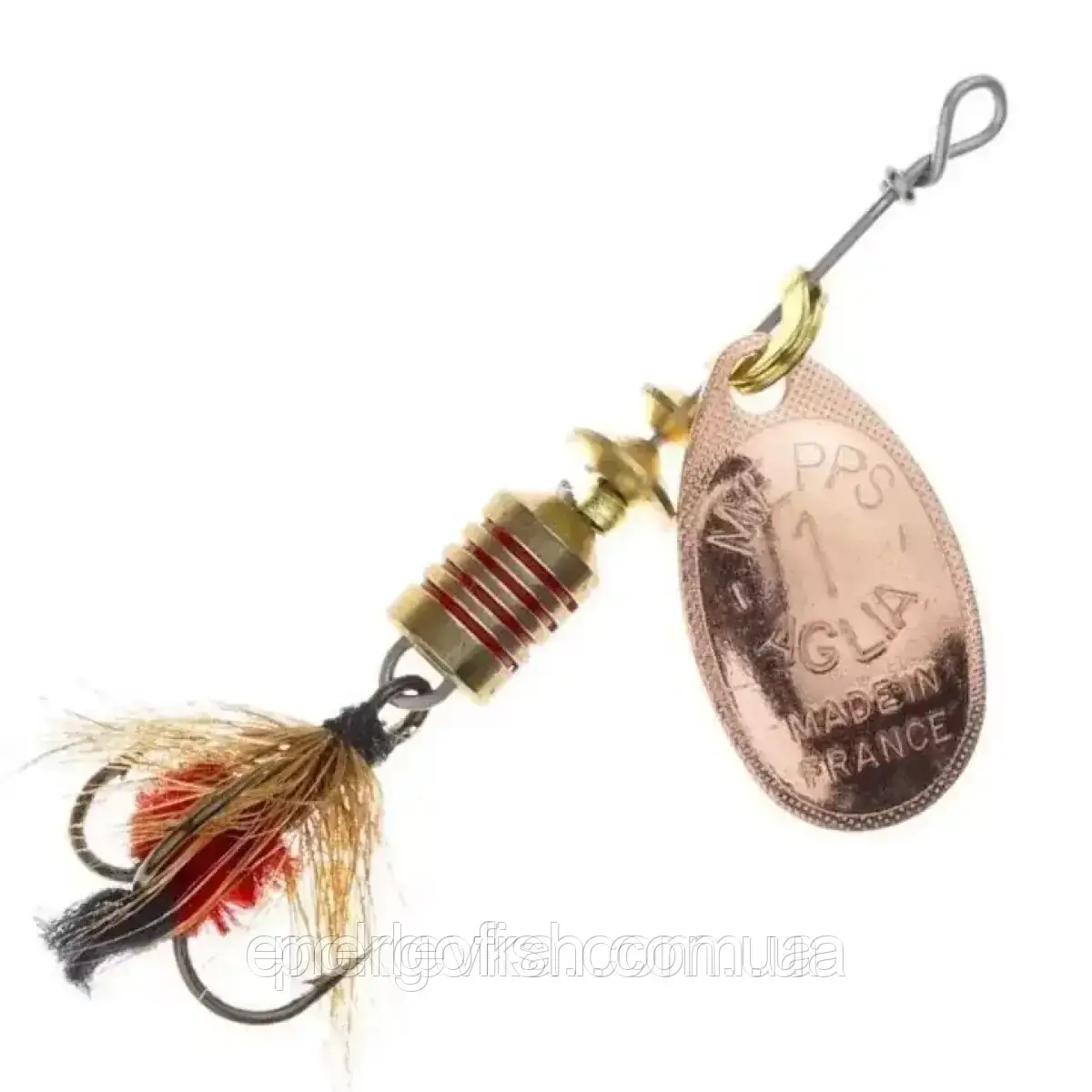 Блешня Mepps Aglia Mouche No1 Cuprum Red Fly 3.6г