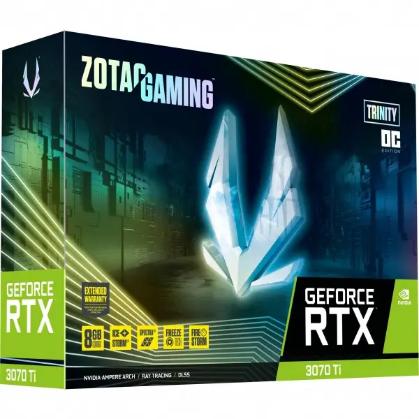 Видеокарта Zotac GAMING GeForce RTX 3070 Ti Trinity OC (ZT-A30710J-10P) - фото 8 - id-p2039284534