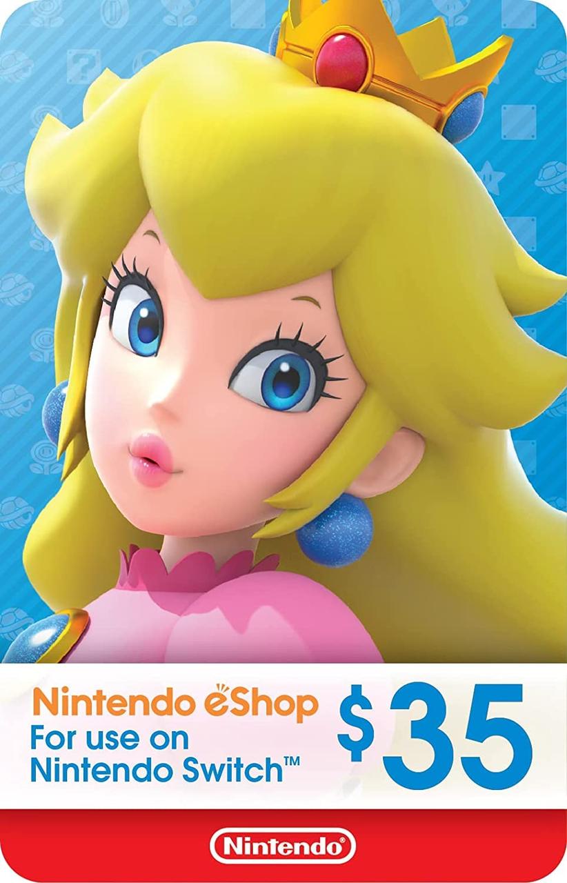 Карта поповнення Nintendo eShop 35 доларів USD Gift Card США USA US (Код)