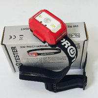 Налобный фонарь аккумуляторный PROTESTER HL-0204 сенсорный 300Лм с зарядкой Type-C