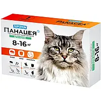 Superium Панацея Противопаразитарные таблетки для кошек весом от 8 до 16 кг