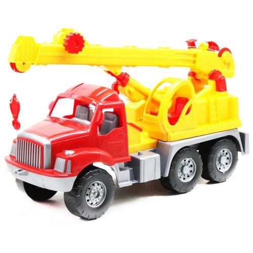 Машинка "Автокран Магірус" (червона), фото 1